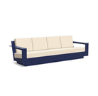 studio shot of nisswa 96 in navy with flax cushion