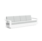studio shot of nisswa 96 in white with silver cushion