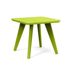 leaf green studio shot of square satellite end table 18 inch