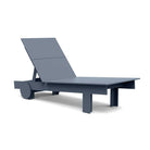 studio image of a ash blue tall chaise.